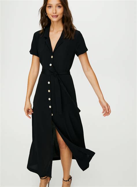 button down shirt dress