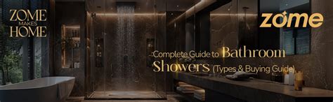Bathroom Showers Guide: Types and Best shower for Home – Zome