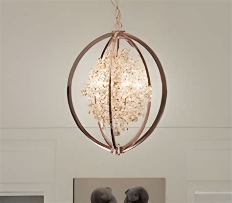 Crescent Crystal Ivory Gold Pendant Light – Bonito Studio