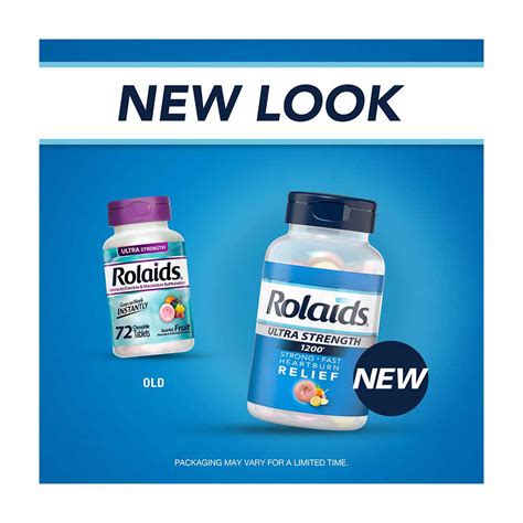 Buy Rolaids Ultra Strength Antacid Chewable Tablets, Assorted Fruit, 72 ...