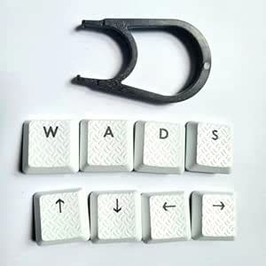 LZYDD WASD+Arrow 8 Keys Texture Tactility Backlit Keycaps Fit for ...
