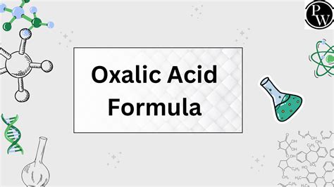 Oxalic Acid Formula - Structure and Equivalent Weight