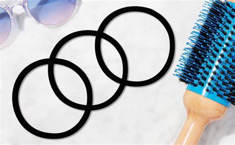AL ZAHRA 50 Elastic Hair Bands 4 mm Hair Ties Elastics Hairbands ...