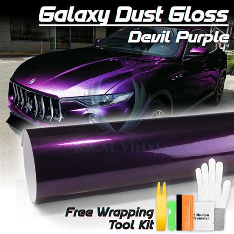 Buy Galaxy Dust Gloss Devil Purple Metallic Car Sticker Decal Vinyl ...