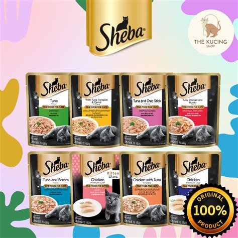 ORIGINAL Sheba Premium Wet Food For Cats in Pouch 70g | Shopee Malaysia