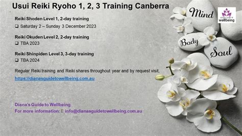 Usui Reiki Ryoho Shoden Level 1 Training Canberra, 2-day course ...
