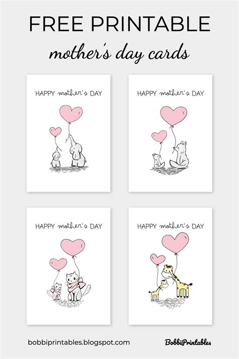 Free Printable Mother's Day Cards