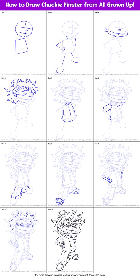 Rugrats Chuckie Tegninger Til Fargelegging Coloring Rugrats Chuckie