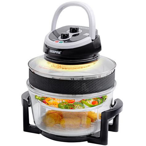Buy Geepas Turbo Halogen Oven, 17L with Extender Ring, GHO34048UK ...