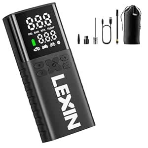 Lexin Electric Air Pump, For Motorcycles, Cordless, Maximum Pressure ...