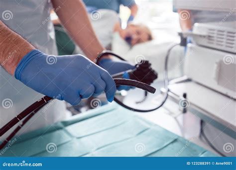 Internist Doctors during Stomach Examination Stock Image - Image of internist, paramedic: 123288391