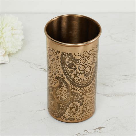 Buy Vintage Renditions Textured Metal Tumbler from Home Centre at just ...