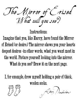 Mirror of Erised Activity by SEL with Ms Pierce | TPT