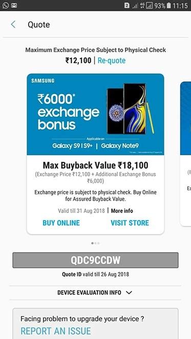 Samsung Buying Program - Mobile Exchange Program & Offers | Samsung India