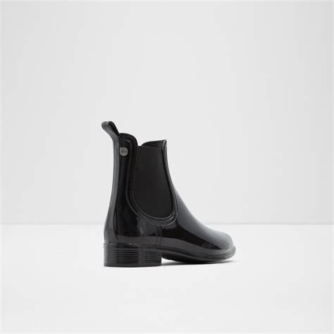 Womens black rain boots online