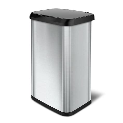 Dented , view photos Glad Stainless Steel Trash Can with Clorox Odor ...