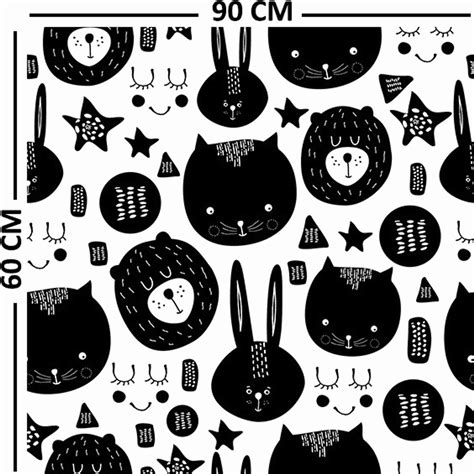 Circleone 60 cm x 90 cm Waterproof Animation & Cartoons Vinyl Wallpaper ...