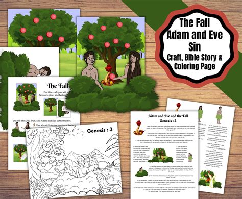 Coloring Pages Adam And Eve Sin Coloring [2025]