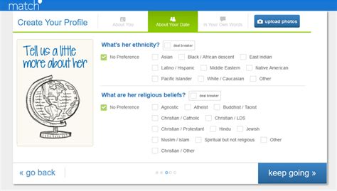 Image result for Match Dating Profile