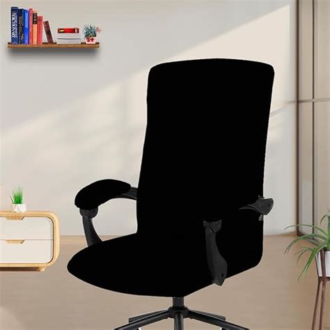 ELEGANTA Stretch Boss Office Chair Cover Printed Computer Chair Covers ...