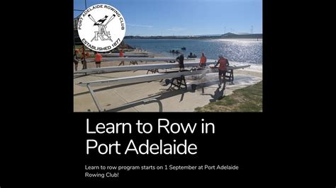 Learn to Row Program - Adult Rowers, Charles Davis Court Largs north ...