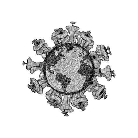 Światowa choroba skażona wirusem koronowym Światowa pandemia Powieść ...