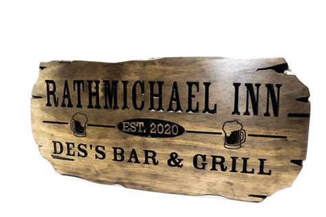 Home Bar Sign Wooden Bar Sign Camp Sign, Weekend Camping,personalized ...