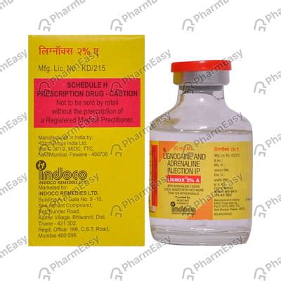 Lignox 2 % Injection (30): Uses, Side Effects, Price & Dosage | PharmEasy