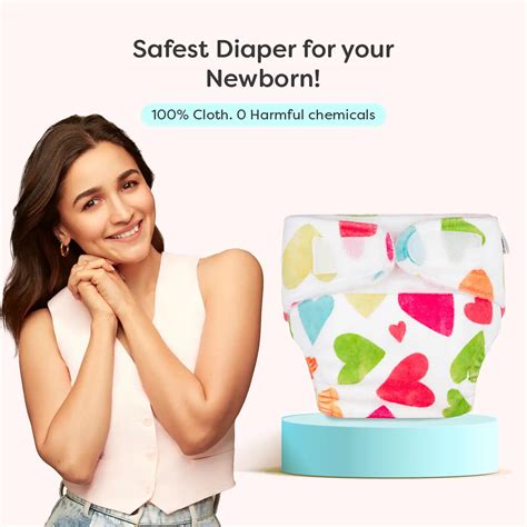 Newborn UNO Cloth Diaper (Baby Hearts) by SuperBottoms