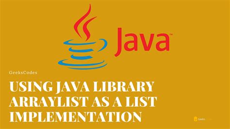 Image result for Java ArrayList Library