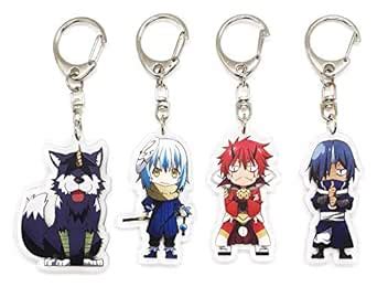 EBTY DREAMS Inc. - Set of 4 Reincarnated Slime Acrylic Keychain Rimuru ...