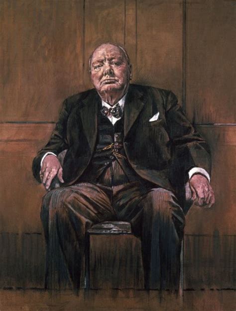 Painting Of Churchill By Sutherland