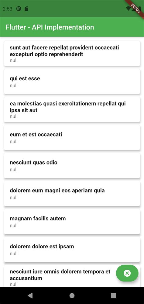 HTTP Flutter 的图像结果