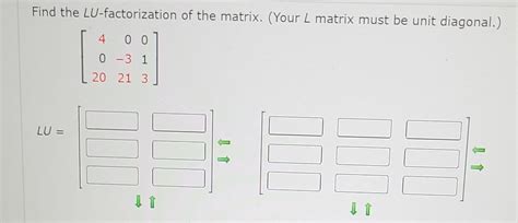 Matrix Factorization Lu Decomposition in Linear Matrix 的图像结果