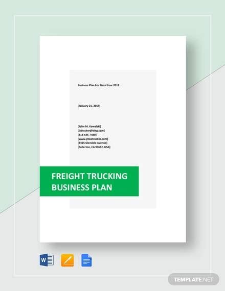 Trucking Company Business Plan 的图像结果