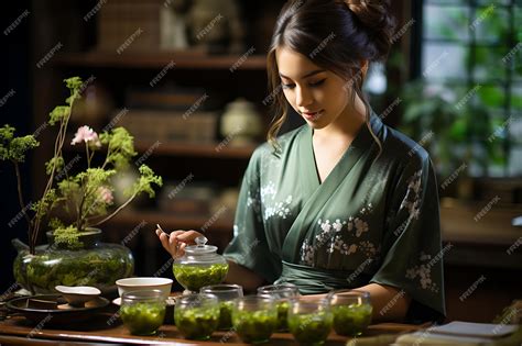 Premium AI Image | Traditional tea ceremonies and matcha preparation