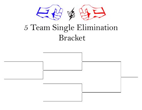 5 Team Bracket