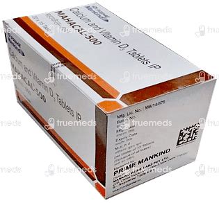 Mahacal 500 Mg250iu Tablet 15 - Uses, Side Effects, Dosage, Price ...
