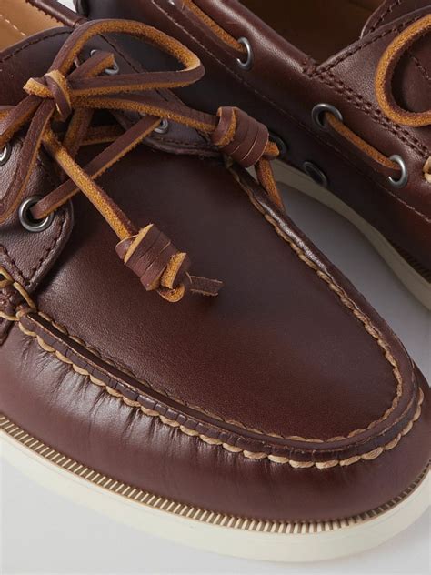 Polo Ralph Lauren - Merton Leather Boat Shoes - Brown Polo Ralph Lauren