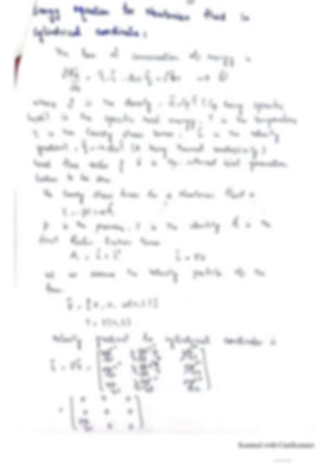 Image result for Energy Equation Using Cartesian Coordinate