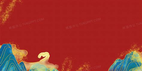 红色鎏金精致中国风背景背景图片素材免费下载_熊猫办公