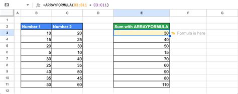 Image result for Using Arrays in Google Sheets