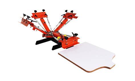 Image result for 4 Color Screen Printing Press