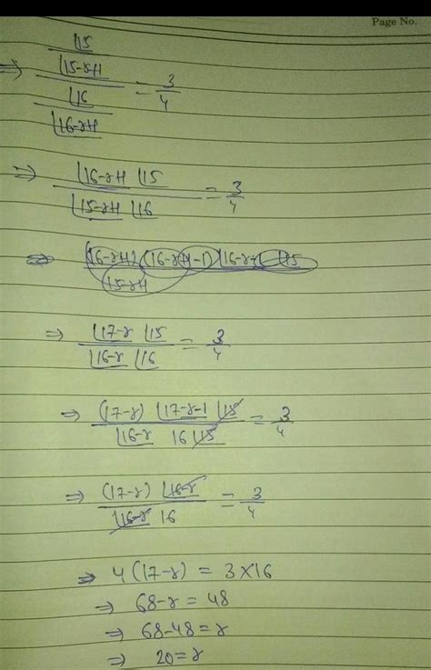 If 16Pr-1 : 15Pr-1 = 16 : 7 then find r. - Brainly.in