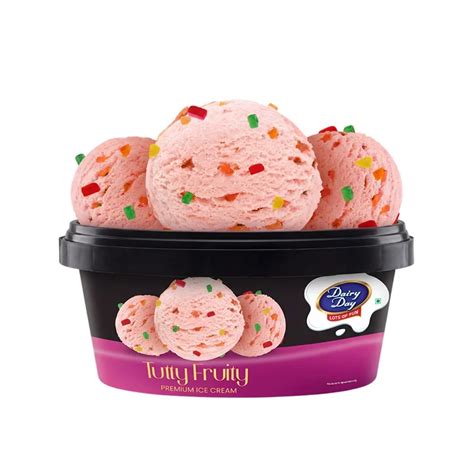 Dairy Day Tutty Fruity Ice Cream Tub 500ML