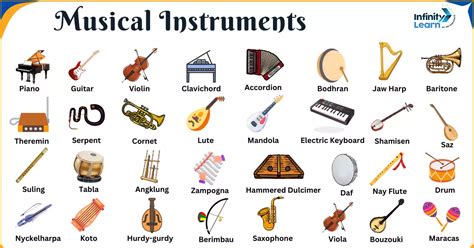 10 Main Musical Instruments Names 的图像结果