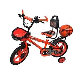 RISING INDIA 14" Sports Kids Bicycle for 3-5 Years with Full Chain ...