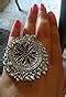 Buy Zaveri Pearls Antique Silver Tone Ghungroo Adjustable Finger Ring ...