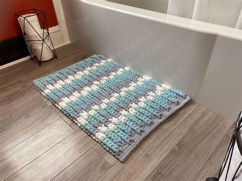 Crochet Braided Bath Mat — Ace of Makes