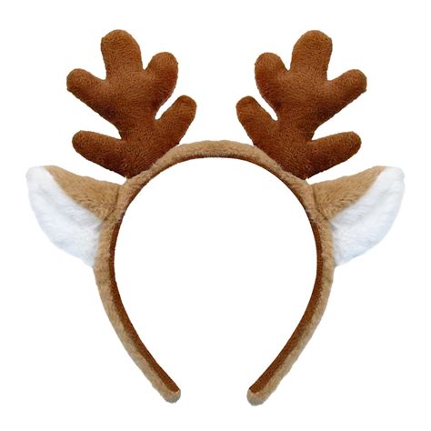 Amazon.com: Beviliu Reindeer Antlers Headband - Animal Ears Headbands ...